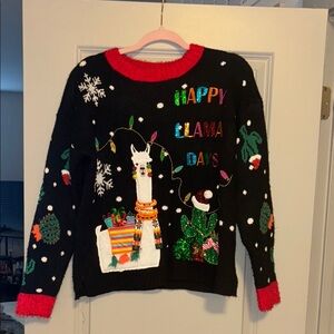 Festive Llama Sweater